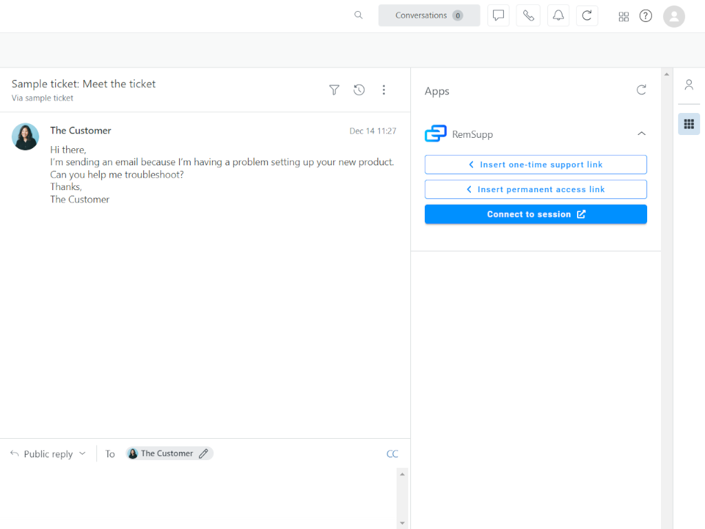 Zendesk integration